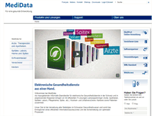 Tablet Screenshot of medidata.ch